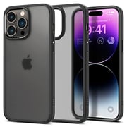 Spigen Ultra Hybrid designed for iPhone 14 Pro Max case cover - Frost Black