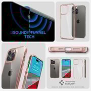 Spigen Ultra Hybrid designed for iPhone 14 Pro Max case cover - Rose Crystal