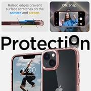 Spigen Ultra Hybrid designed for iPhone 14 case cover - Rose Crystal