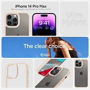 Spigen Ultra Hybrid designed for iPhone 14 Pro Max case cover - Sand Beige