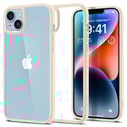 Spigen Ultra Hybrid designed for iPhone 14 case cover - Sand Beige