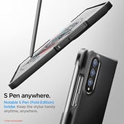 Spigen Slim Armor Pro Pen Edition [Hinge Coverage] designed for Samsung Galaxy Z Fold 4 case cover (2022) - Black (S-Pen NOT included)