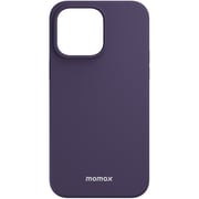 Momax Silicone 2.0 designed for iPhone 14 Pro MAX case cover compatible with MagSafe - Deep Purple