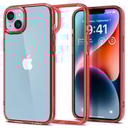 Spigen Ultra Hybrid designed for iPhone 14 Plus case cover - Red Crystal