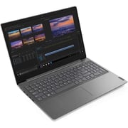 Lenovo V15 Business And Professional Laptop 10th Gen Core i3-10110U 2.10GHz 12GB 1TB HDD+128GB SSD Intel UHD Graphics Windows 10 15.6inch HD Grey English/Arabic Keyboard International Version- Customized