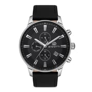 Bigotti Milano Mens Leather Strap Watch - BG.1.10309-1
