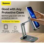 Baseus Biaxial Foldable Desktop Tablet Stand Grey