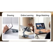 Baseus Biaxial Foldable Desktop Tablet Stand Grey