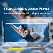 Baseus Waterproof Case Cylinder Slide-Cover IPX8 for Mobile Phone within 7.2-inch White