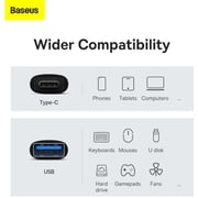Baseus Mini OTG Type-C To USB-A 3.1 Adaptor Black