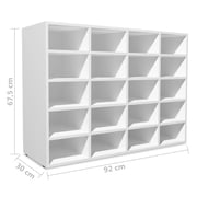 vidaXL Shoe Rack 92*30*67.5 cm