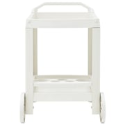 vidaXL Beverage Cart White 69x53x72 cm Plastic