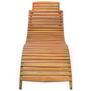 vidaXL Sun Loungers 2 pcs Solid Acacia Wood