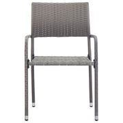 vidaXL 5 Piece Garden Dining Set Grey