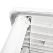 vidaXL Garden Table White 101x68x72 cm Plastic
