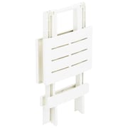 vidaXL Folding Garden Table White 45x43x50 cm Plastic