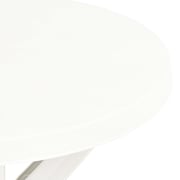 vidaXL Bistro Table White 70 cm Plastic