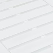 vidaXL Garden Table White 78x55x38 cm Plastic