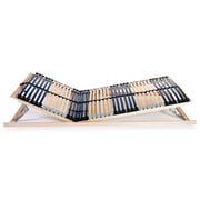 vidaXL Slatted Bed Base with 42 Slats 7 Zones 90x200 cm