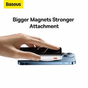 Baseus 10000mAh Power Bank 20W Magnetic Wireless Charger Phone Quick Charging External Battery Pack Phone Holder Stand