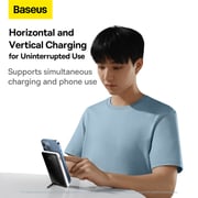 Baseus 10000mAh Power Bank 20W Magnetic Wireless Charger Phone Quick Charging External Battery Pack Phone Holder Stand