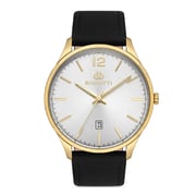 Bigotti Napoli Mens Leather Strap Watch - Bg.1.10308-3