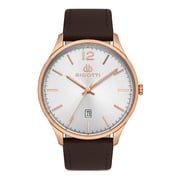 Bigotti Napoli Mens Leather Strap Watch - Bg.1.10308-2