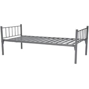 Galaxy Design Heavy Duty Single Steel Bed Silver Color - Size (L x W x H) 190 x 90 x 70 Cm Model - GDF-49MH.