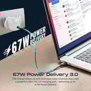 Promate USB-C Wall Charger White