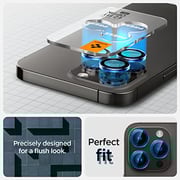 Spigen GLAStR EZ-Fit Optik PRO Camera Lens  Protector  for iPhone 14 PRO and iPhone 14 Pro MAX (2022) - Black 2 Pack