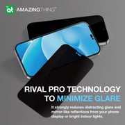 Amazing Thing Supreme Full Cover PRIVACY Screen Protector for iPhone 14 PLUS and iPhone 13 Pro Max Tempered Glass with Easy Install Tray - [28 Degree PRIVACY 2.75D]