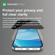 Amazing Thing Supreme Full Cover PRIVACY Screen Protector for iPhone 14 PLUS and iPhone 13 Pro Max Tempered Glass with Easy Install Tray - [28 Degree PRIVACY 2.75D]