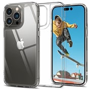 Spigen Quartz Hybrid designed for iPhone 14 PRO case cover (2022) - Crystal Clear