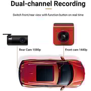 70mai Dash Cam A400 QHD Grey