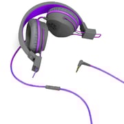 JLab JBuddies Studio Wired On Ear Kids Headset Graphite Violet