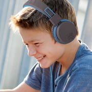 JLab JBuddies Studio Wired On Ear Kids Headset Graphite Blue