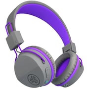 JLab JBuddies Studio Wireless On Ear Kids Headset Graphite Violet