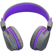 JLab JBuddies Studio Wireless On Ear Kids Headset Graphite Violet