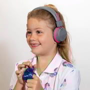 JLab JBuddies Studio Wireless On Ear Kids Headset Graphite Violet