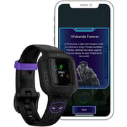 Garmin 010-02441-14 Vivofit JR.3 Marvel Special Edition Fitness Tracker Black Panther