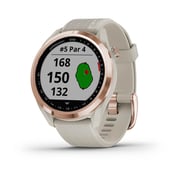 Garmin 010-02572-02 Approach S42 Smart Watch Rose Gold with Light Sand Band