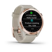 Garmin 010-02572-02 Approach S42 Smart Watch Rose Gold with Light Sand Band