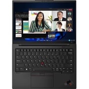 Lenovo Thinkpad X1 Carbon Gen 10 (2022) Laptop - 12th Gen / Intel Core i7-1260P / 14inch WUXGA / 2TB SSD / 32GB RAM / Windows 11 Pro / English & Arabic Keyboard / Black / Middle East Version - [21CB00BPGR]