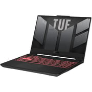 ASUS TUF A15 (2022) Gaming Laptop - AMD Ryzen 7-68000H / 15.6inch WQHD / 16GB RAM / 512GB SSD / 6GB NVIDIA GeForce RTX 3060 Graphics / Windows 11 Home / English & Arabic Keyboard / Grey / Middle East Version - [FA507RM-HQ107W]