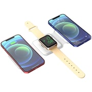Wiwu Power Air 3 In 1 Wireless Charger White