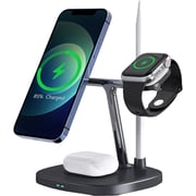 Wiwu Power Air 4 In 1 Wireless Charger Black