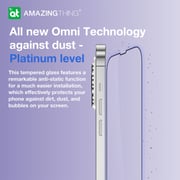 Amazing Thing Anti Blue Supreme Glass for iPhone 14 and iPhone 13/13 Pro (6.1 inch) Screen Protector with Dust Free Omni Technology and Easy Install Tray - [Full Cover 2.75D]