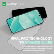 Amazing Thing Anti Glare Supreme Glass for iPhone 14 and iPhone 13/13 Pro (6.1 inch) Screen Protector Tempered Glass with Dust Free Omni Technology and Easy Install Tray - [MATTE 2.75D]