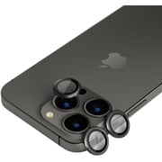 Amazing Thing iPhone 14 Pro and iPhone 14 Pro MAX Camera Lens Protector Supreme Tempered Glass Aluminum AR Lens Defender - Graphite