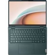Lenovo Yoga 6 13ALC7 (2021) 2-in-1 Laptop - AMD Ryzen 5-5500U / 13.3inch WUXGA / 512GB SSD / 8GB RAM / Shared AMD Radeon Graphics / Windows 11 Home / English & Arabic Keyboard / Teal / Middle East Version - [82UD006VAX]